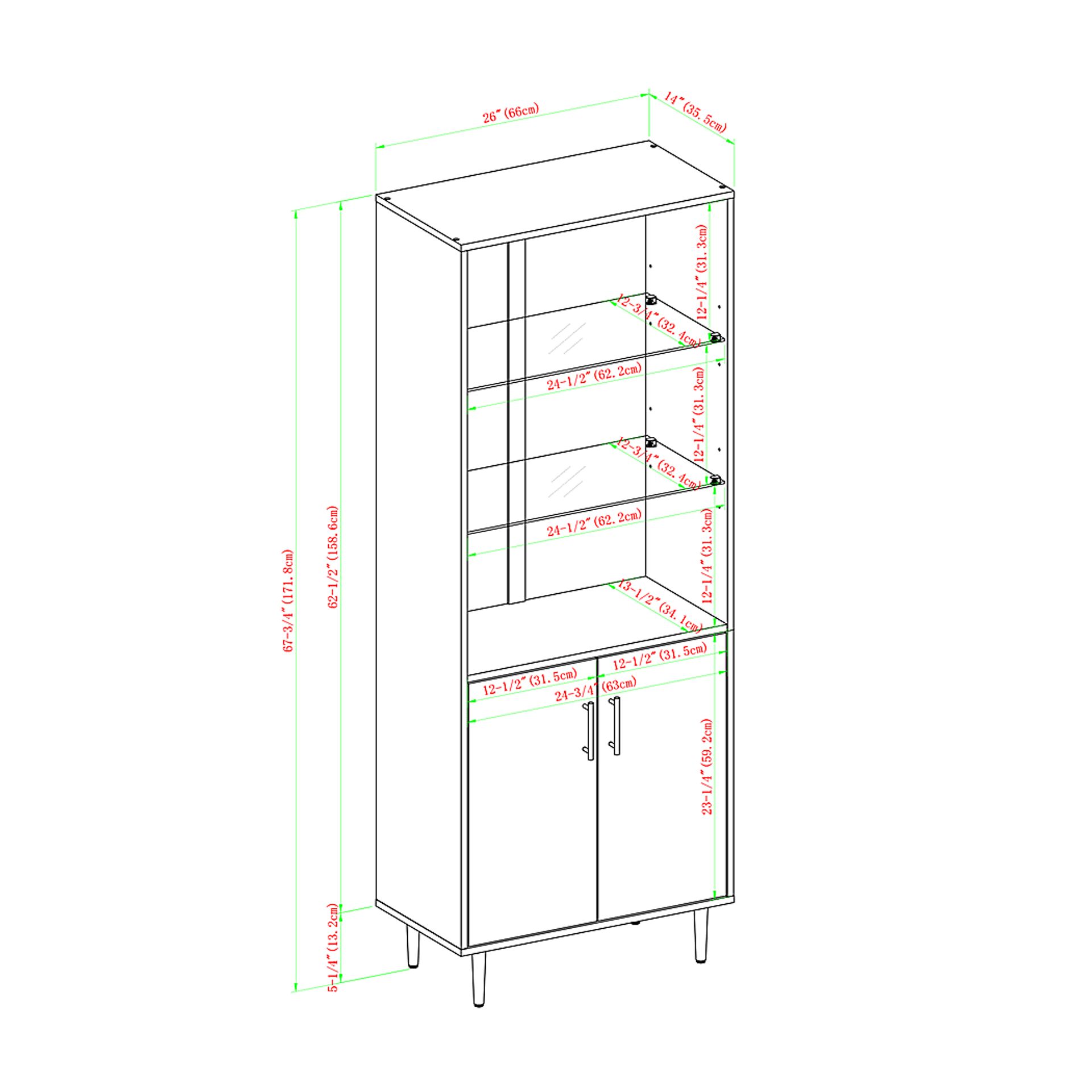 Wellcrest White Bookcase - Image 6