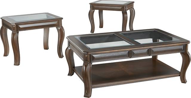 Welles Cherry 3 Pc Table Set - Thumbnail - Image 1