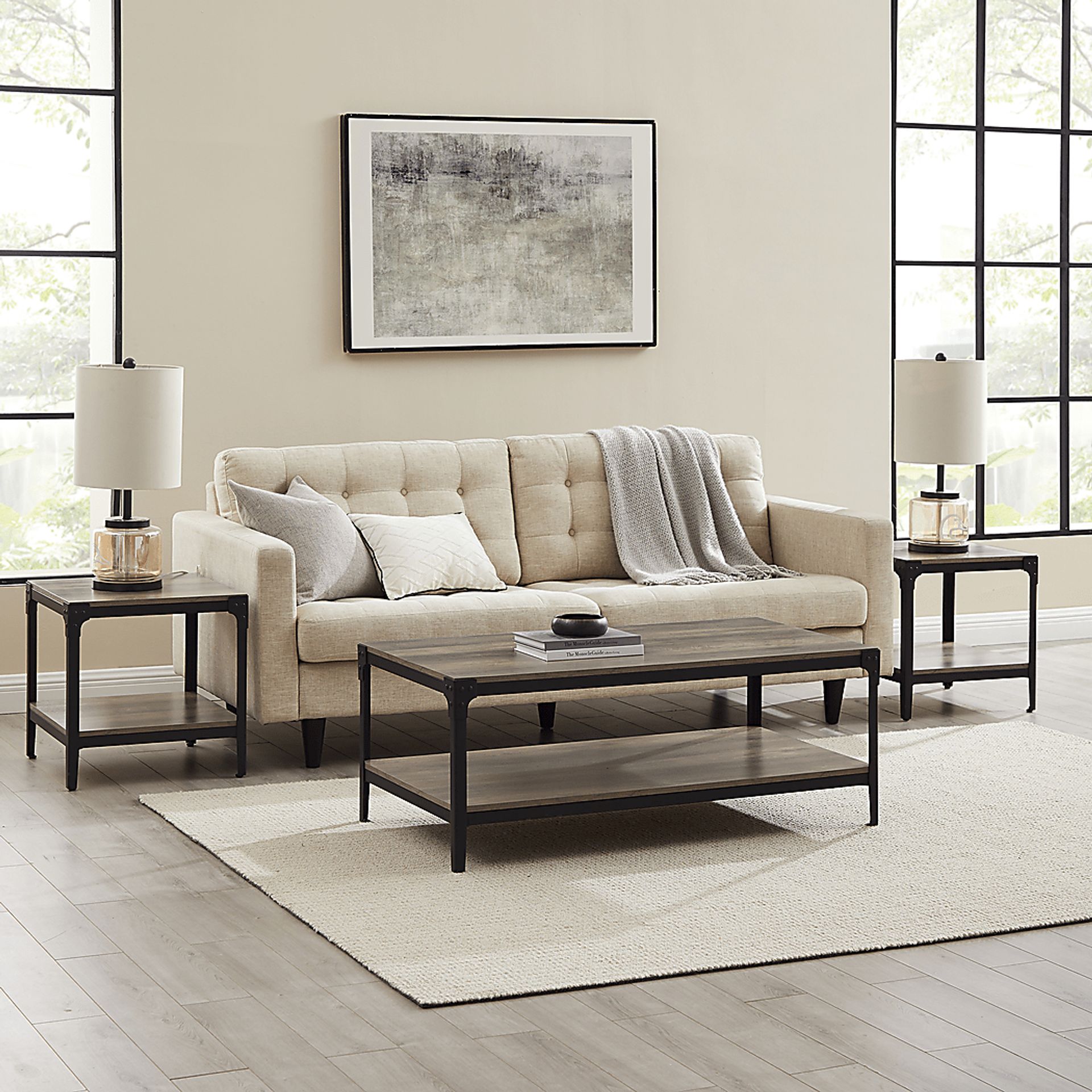 Wellhelm Gray Occasional Set, Set of 3 - Image 3