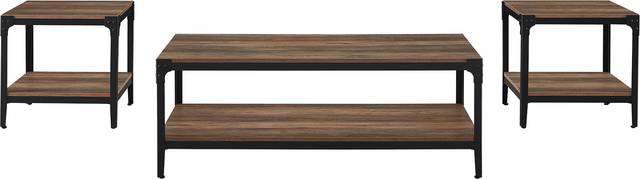 Wellhelm Oak Occasional Set, Set of 3 - Thumbnail - Image 1