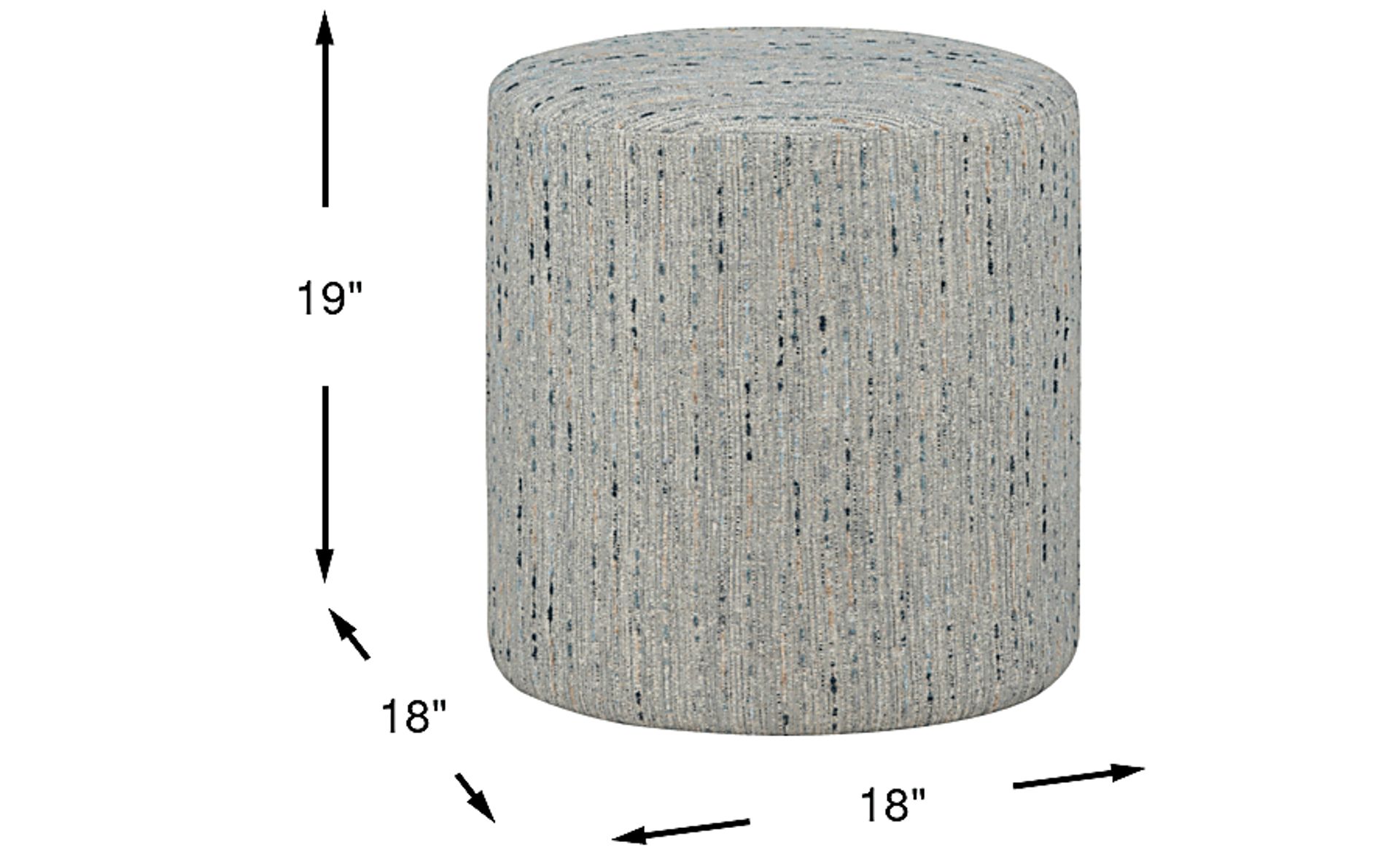 Dimension Image. Please refer to the Dimension Tab on this page for dimension details.