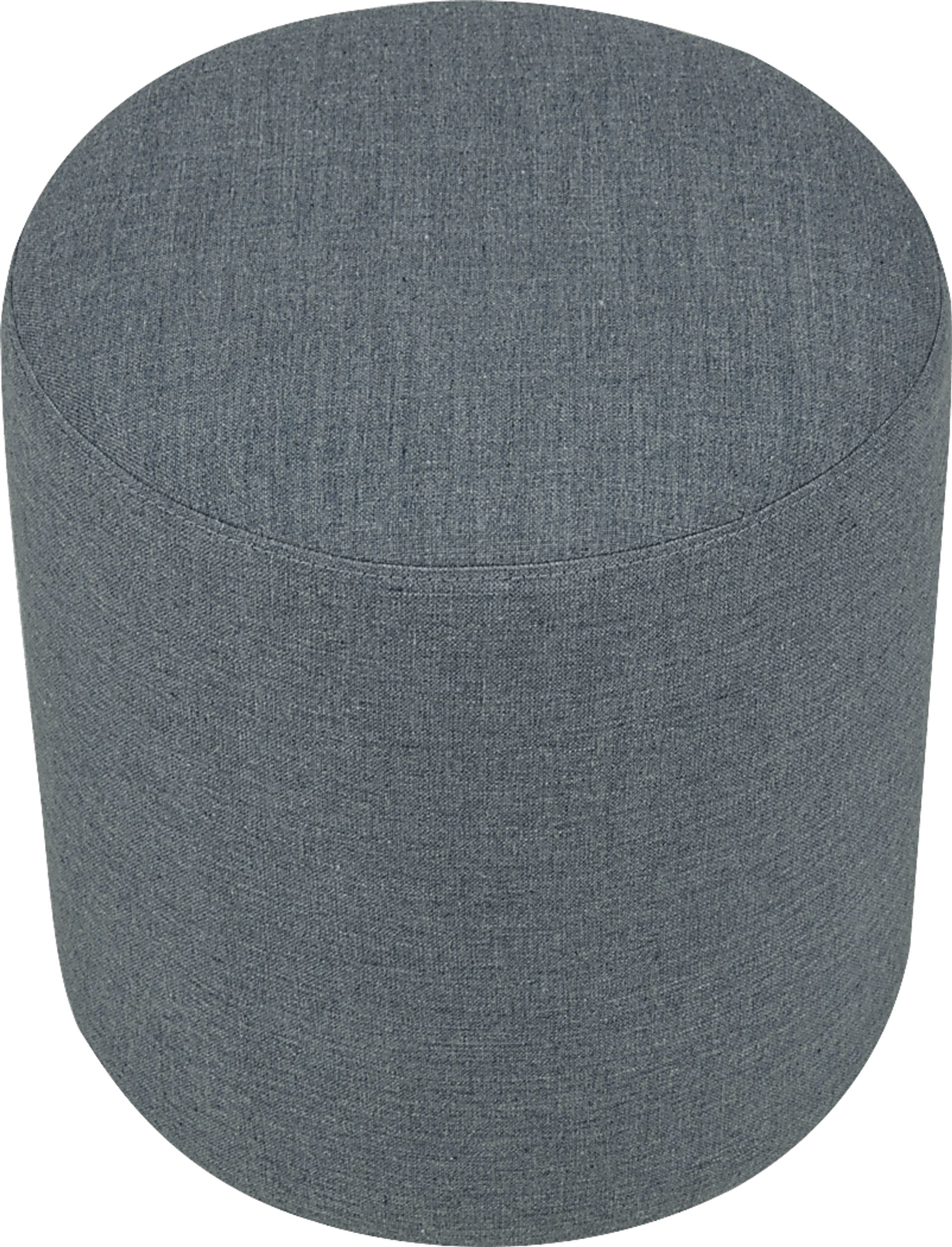 Wells Light Blue Ottoman - Image 2