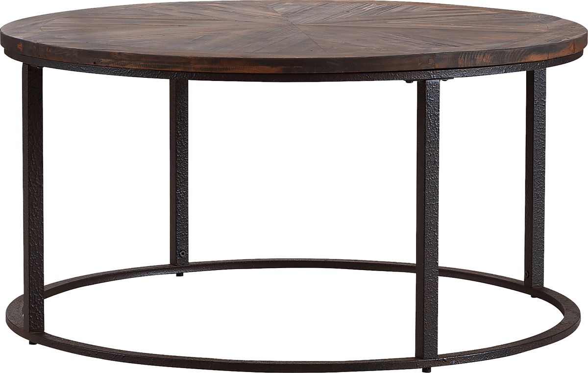 Welltown Black,Brown Black,Colors,Dark Wood Cocktail Table | Rooms to Go