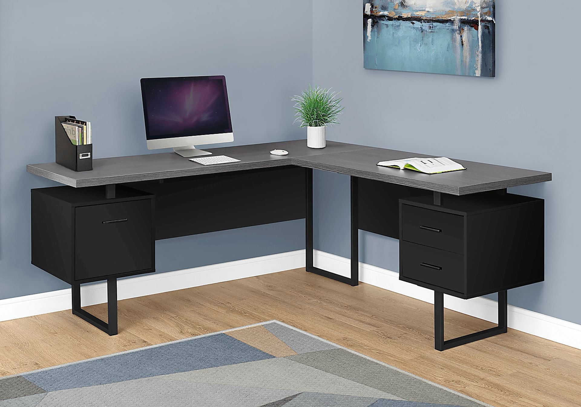 Wellyn Black Desk - Image 2