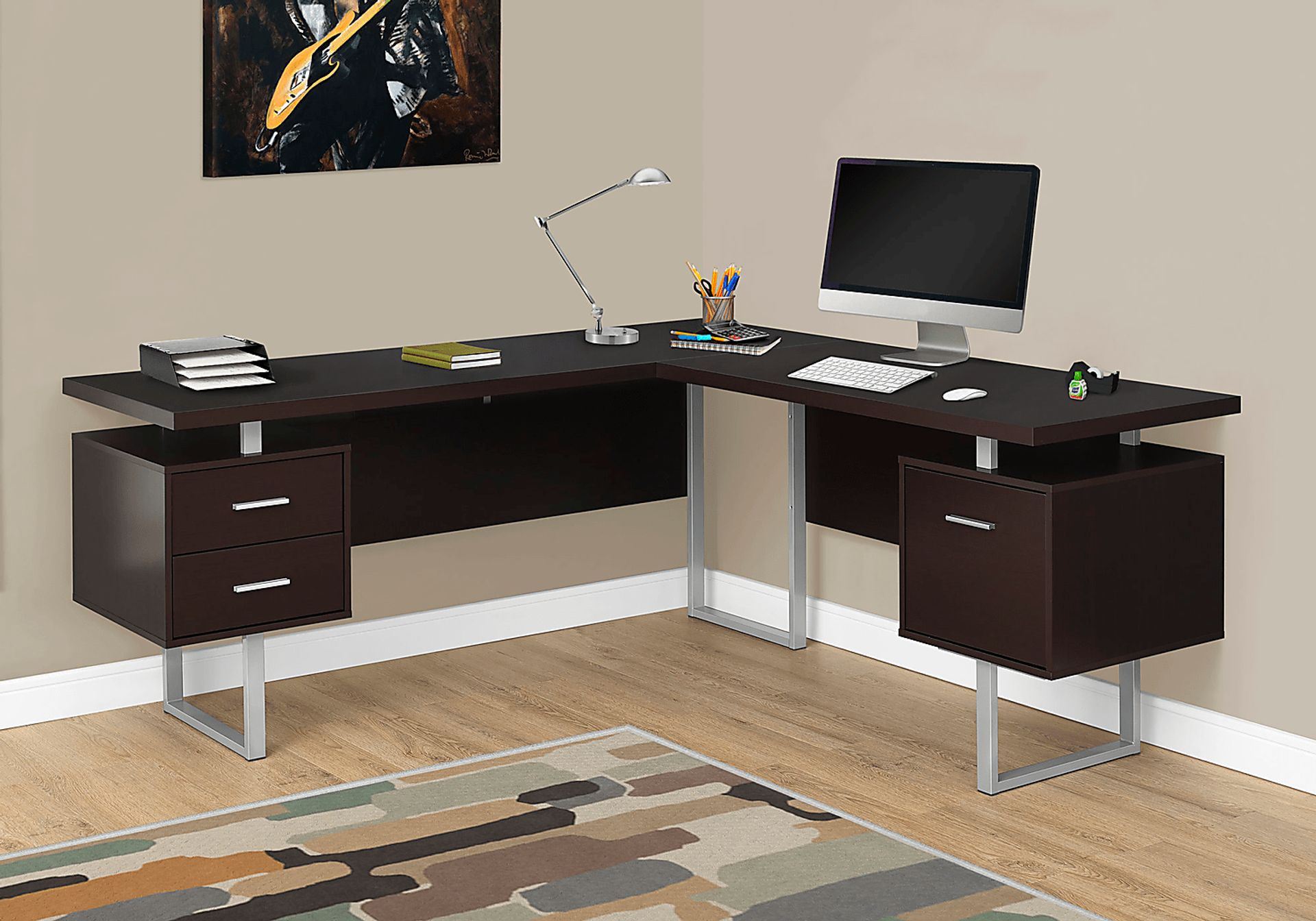 Wellyn Cappuccino Desk - Image 3