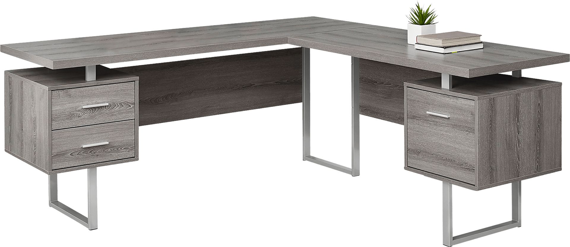 Wellyn Taupe Desk - Image 1
