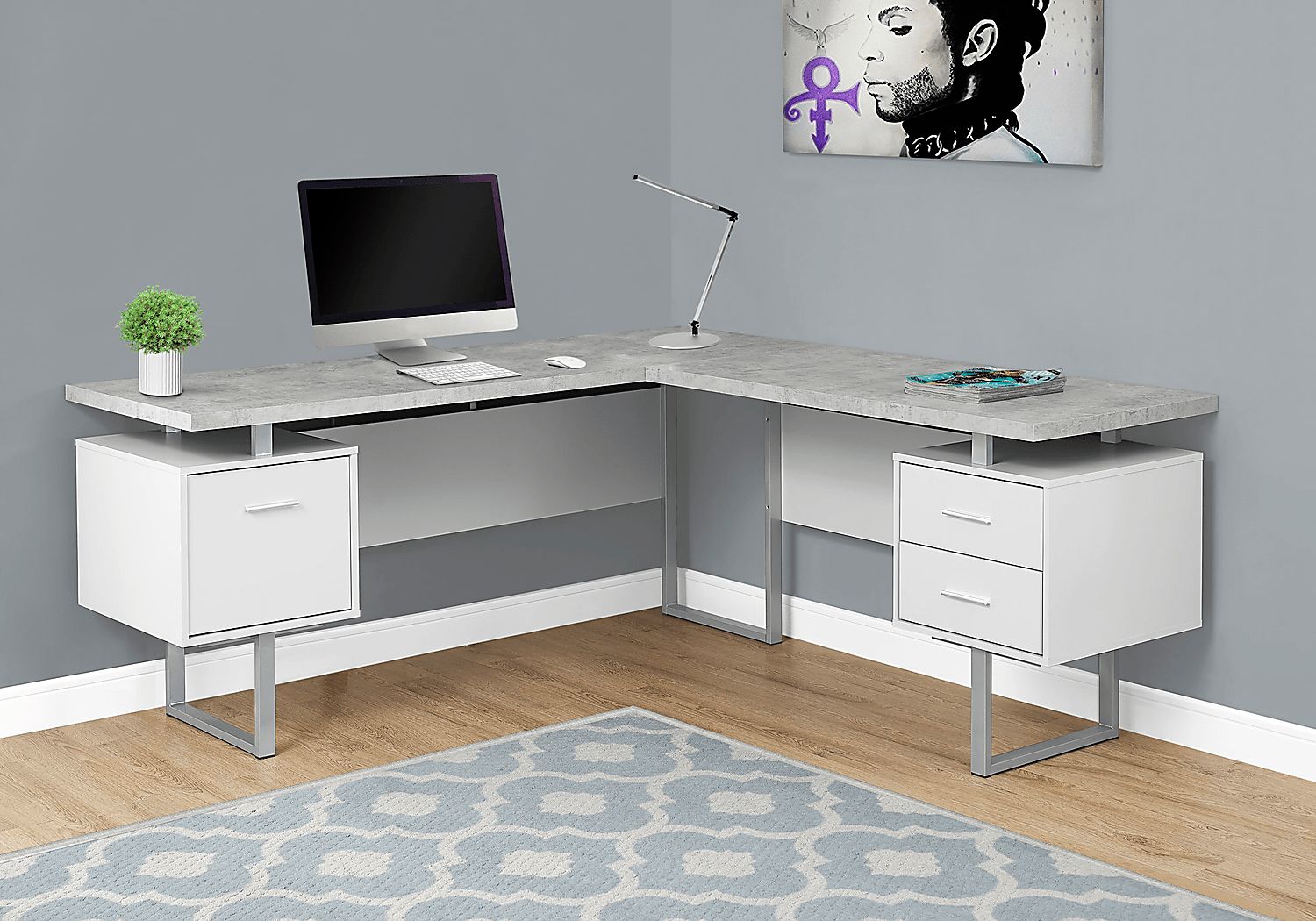 Wellyn L-Shaped Desk