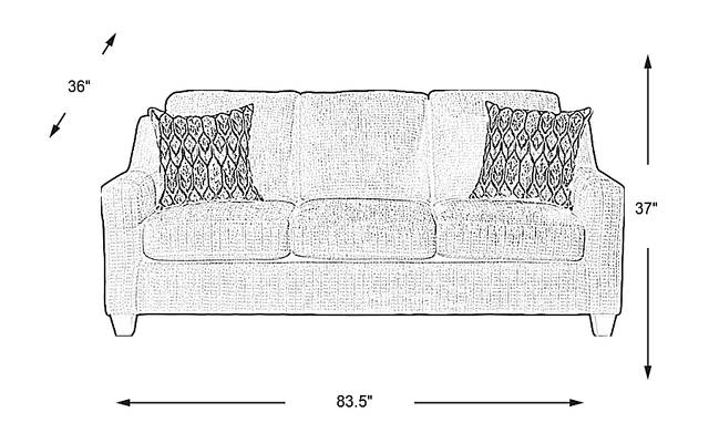 Dimension Image. Please refer to the Dimension Tab on this page for dimension details.