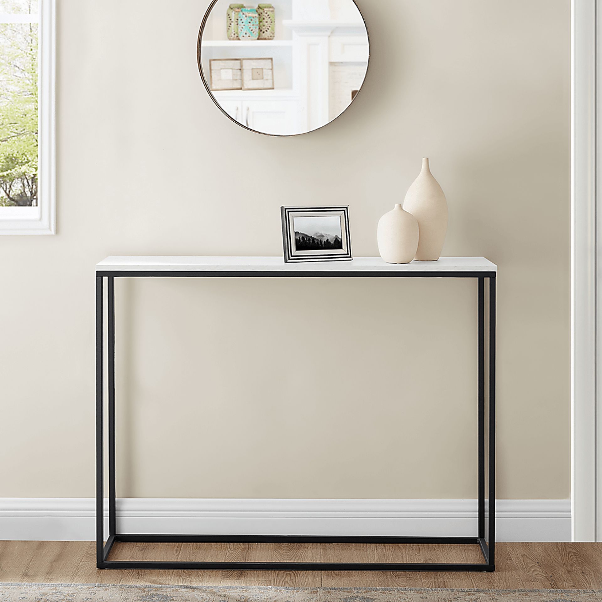 Wendeller Black Sofa Table - Image 4