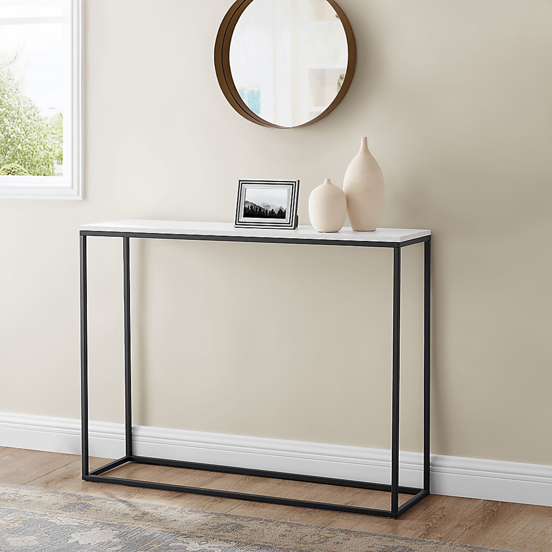 Wendeller Black Sofa Table - Image 5