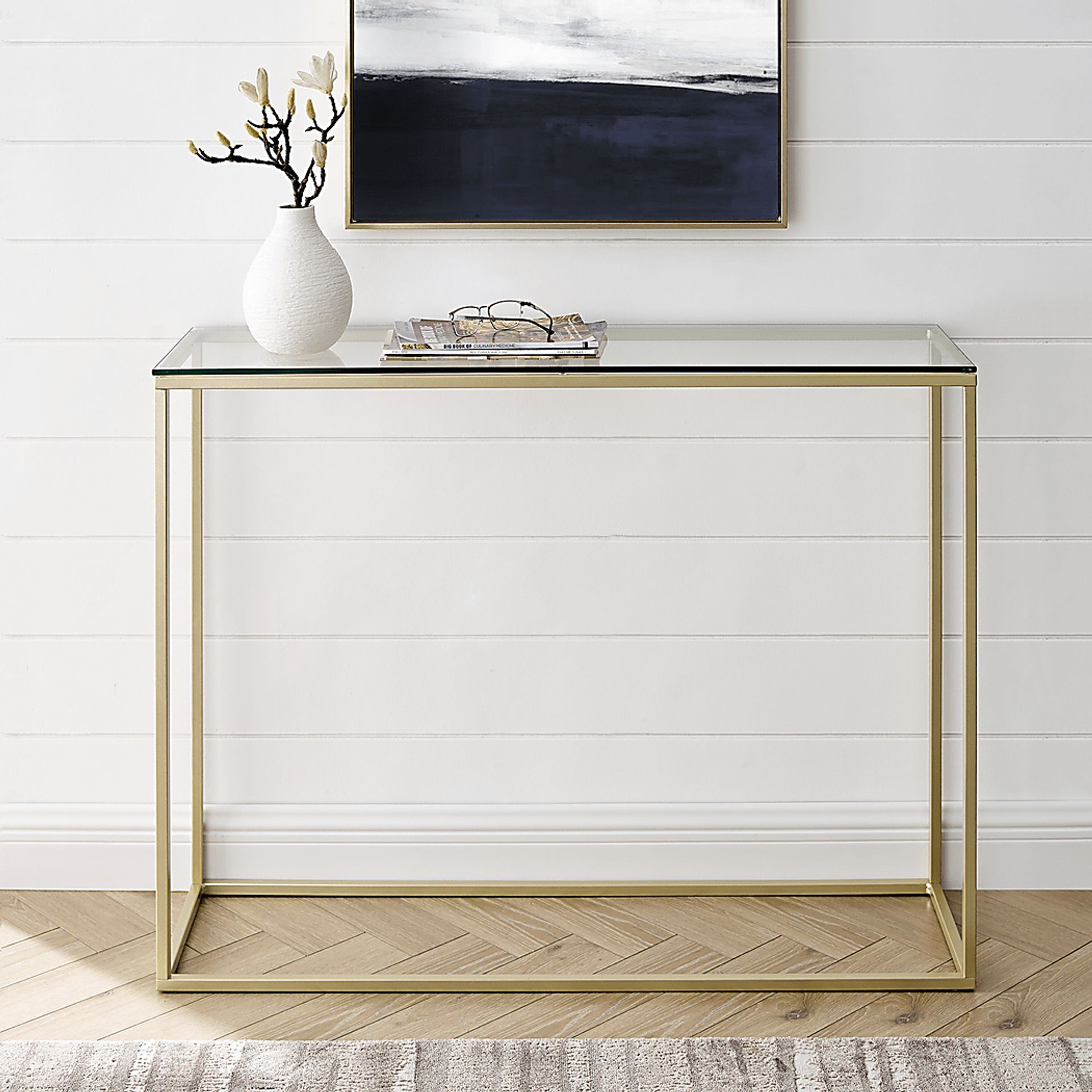 Wendeller Gold Sofa Table - Image 4