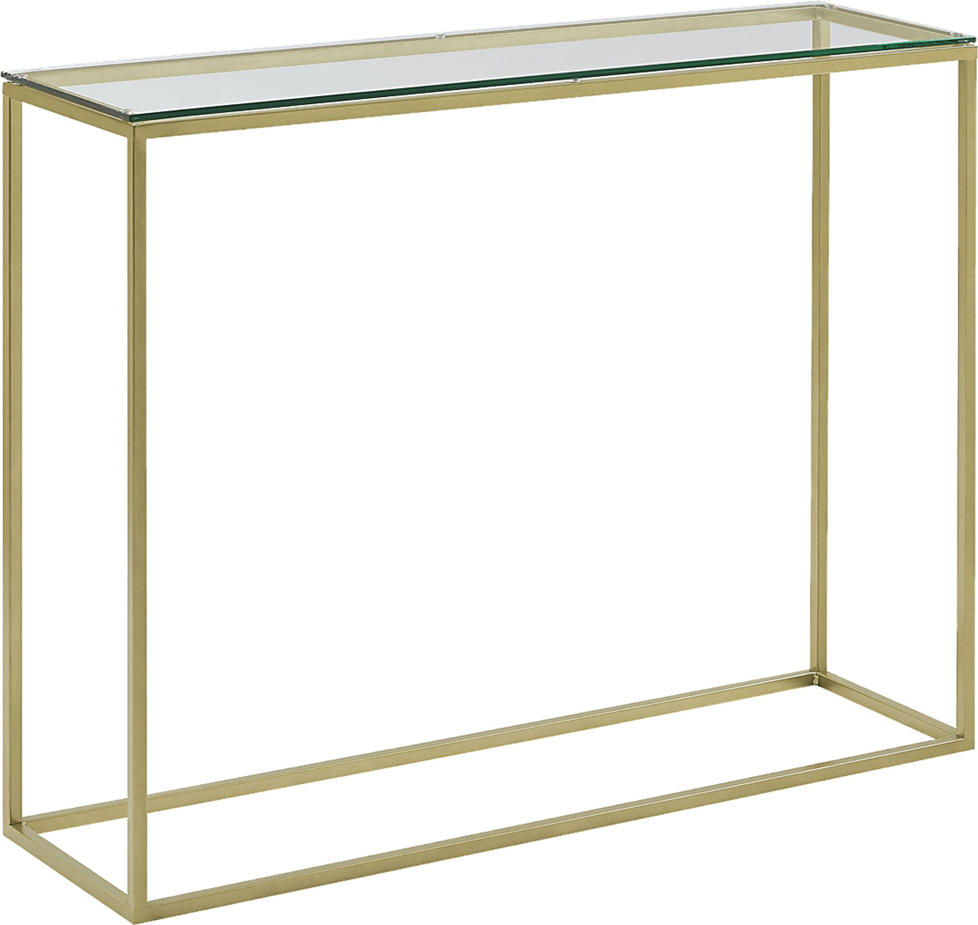 Wendeller Gold Sofa Table - Image 1