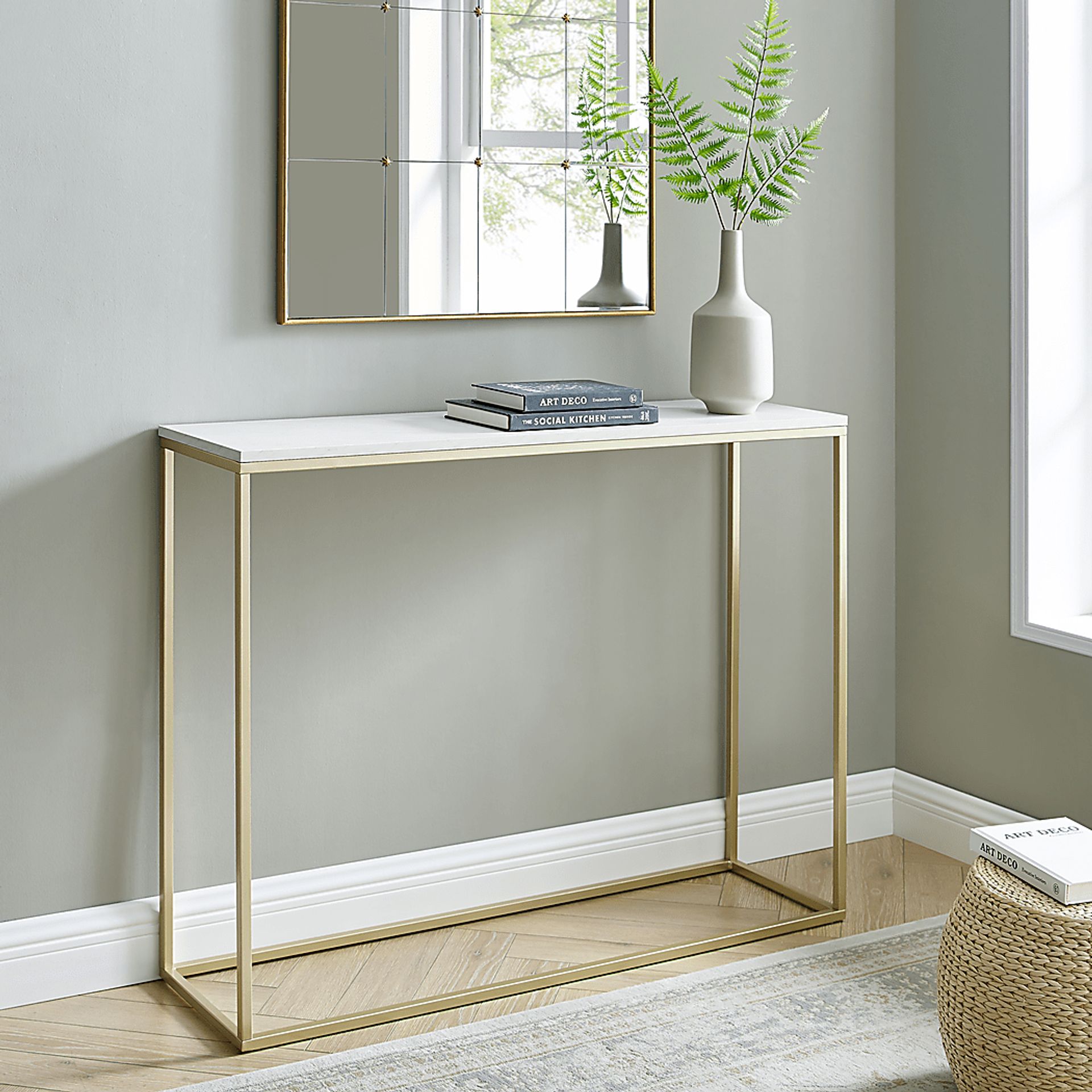 Wendeller White Sofa Table - Image 5