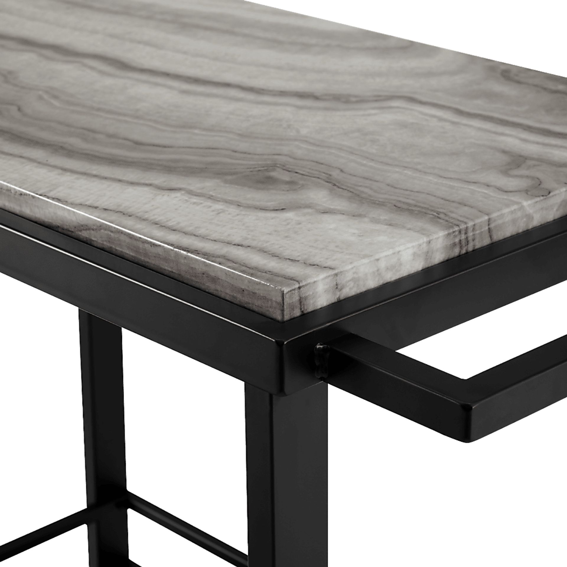 Wendfair Gray Bar Cart - Image 5