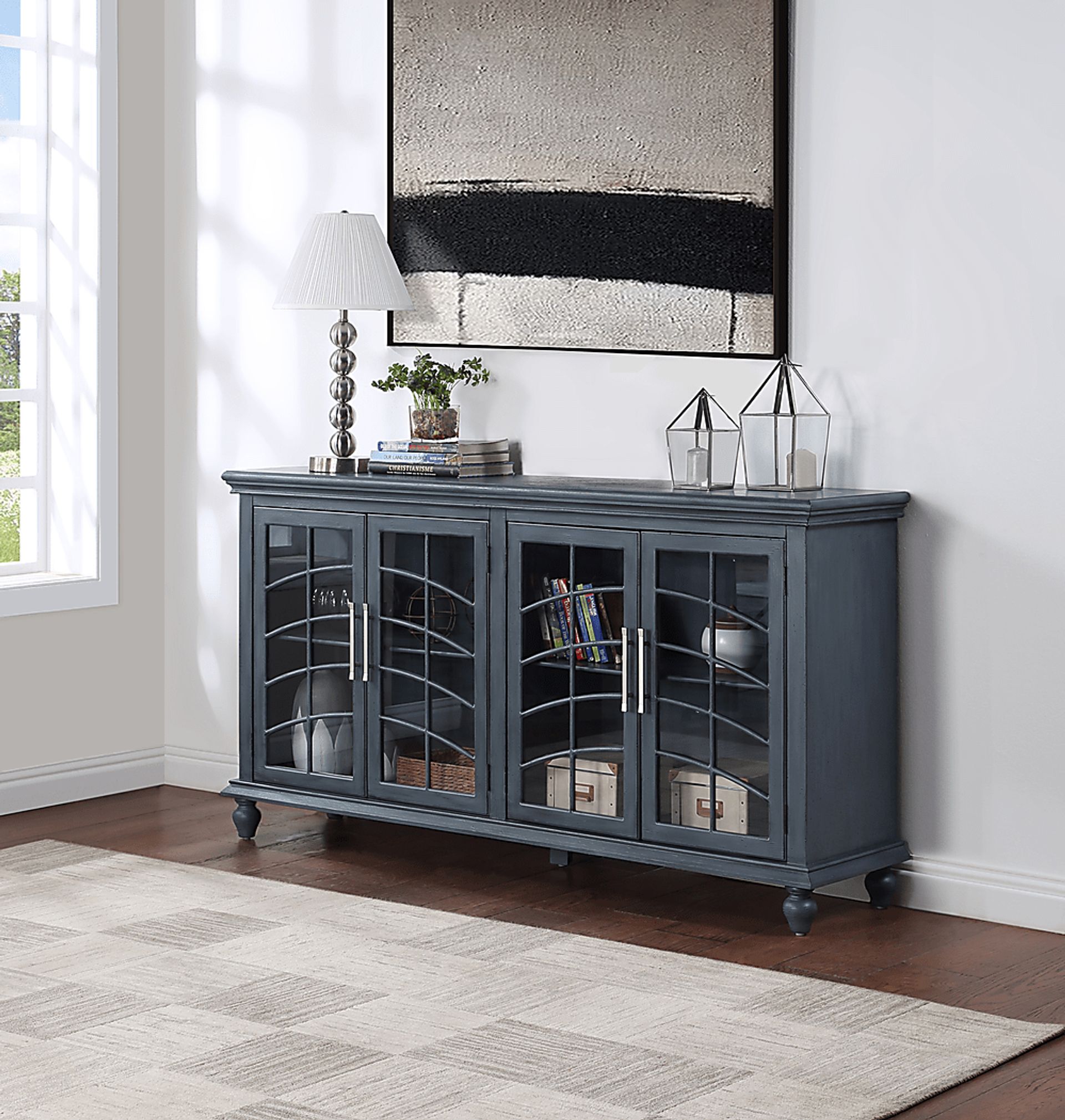 Wendiann Blue Credenza - Image 2