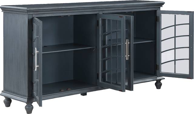 Wendiann Blue Credenza - Thumbnail - Image 4