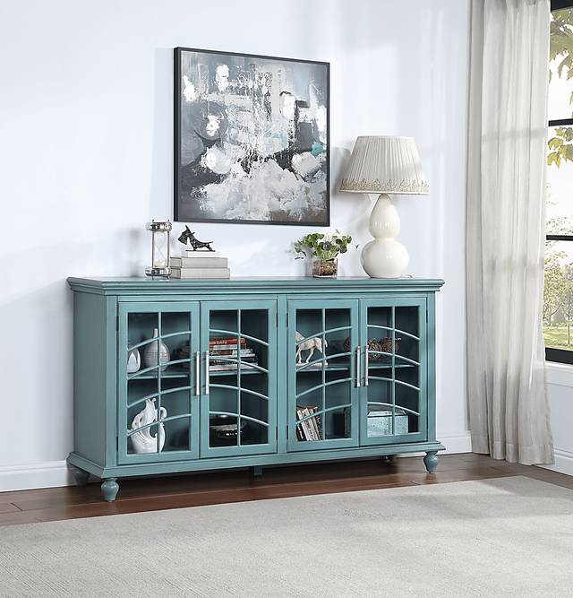Wendiann Blue Credenza - Thumbnail - Image 2