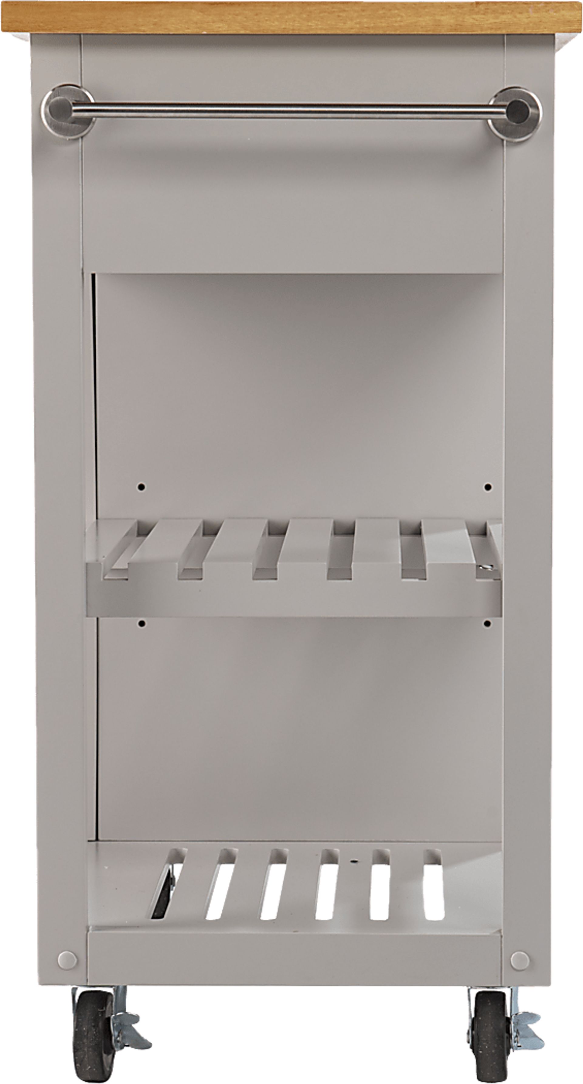 Wendsover Gray Kitchen Island - Image 2