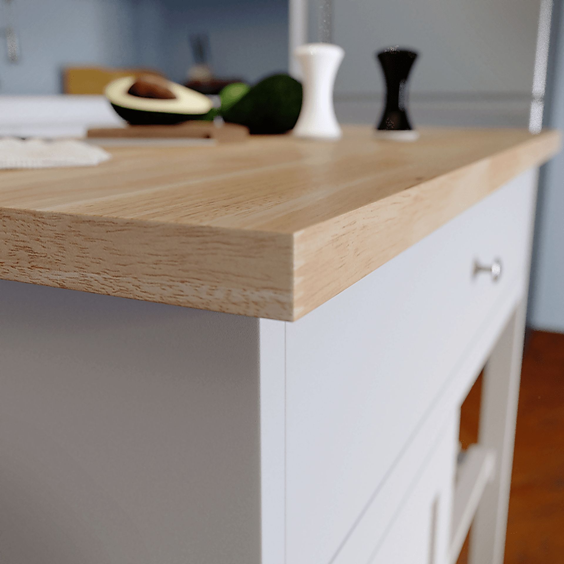 Wendsover Gray Kitchen Island - Image 7