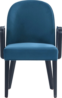 Wennes Blue Arm Chair