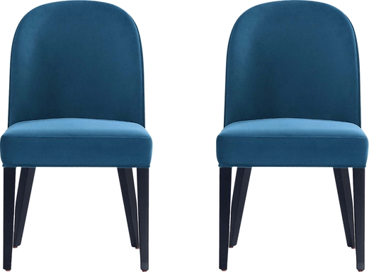 Wennes Blue Dining Chair, Set of 2