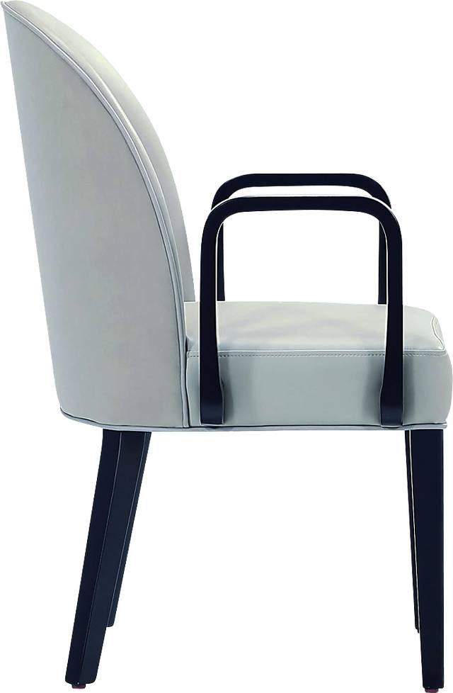 Wennes Light Gray Arm Chair - Thumbnail - Image 4