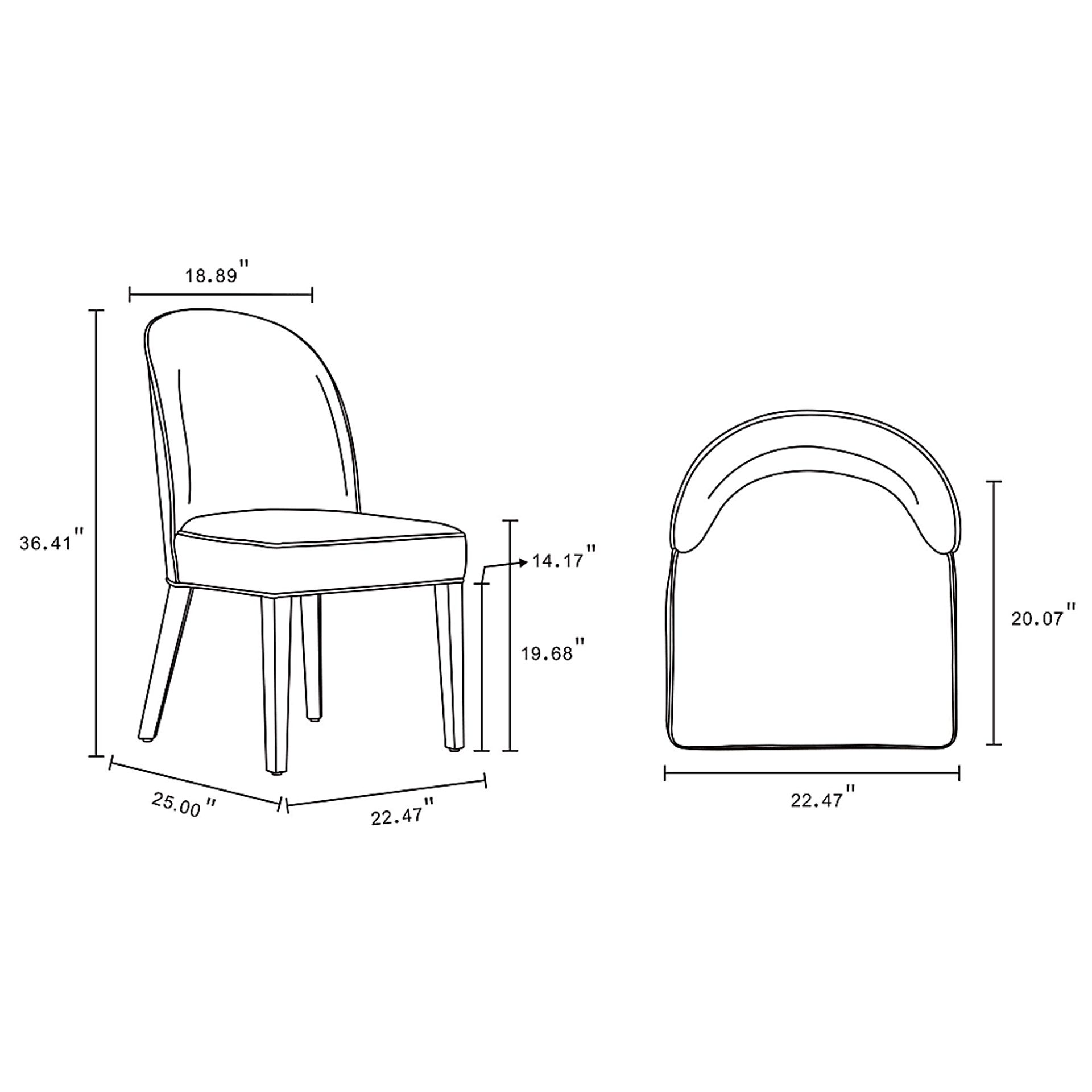 Wennes Light Gray Dining Chair, Set of 2 - Image 11