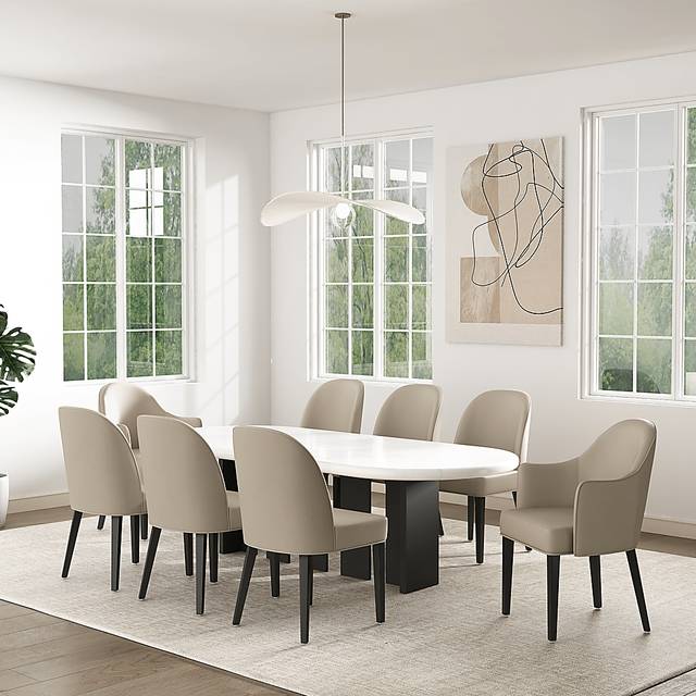 Wennes Sand Brown Dining Chair, Set of 2 - Thumbnail - Image 3
