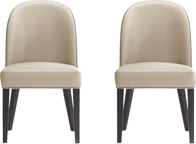 Wennes Sand Brown Dining Chair, Set of 2 - Thumbnail - Image 1