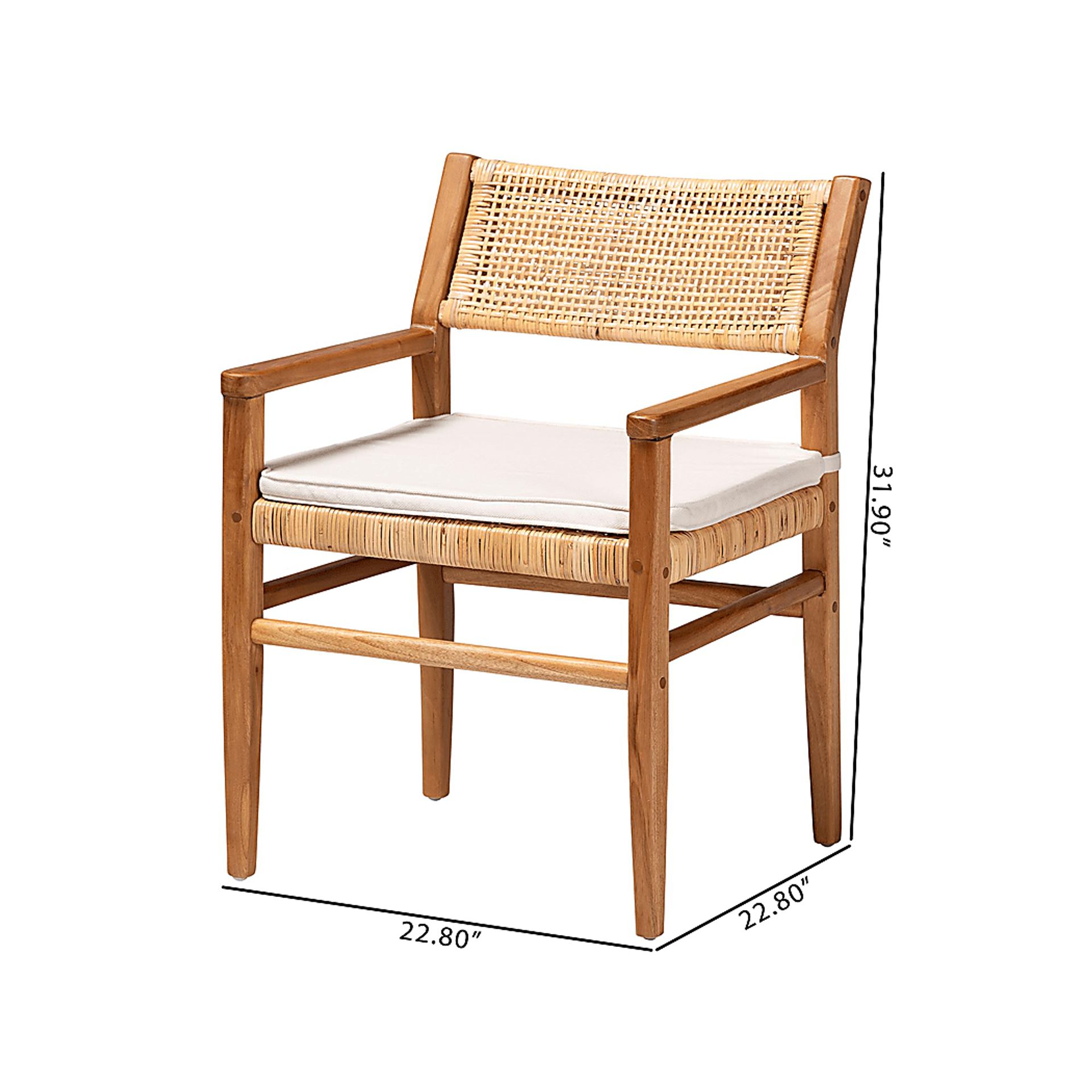 Wensyn II Brown Arm Chair, Set of 2 - Image 4