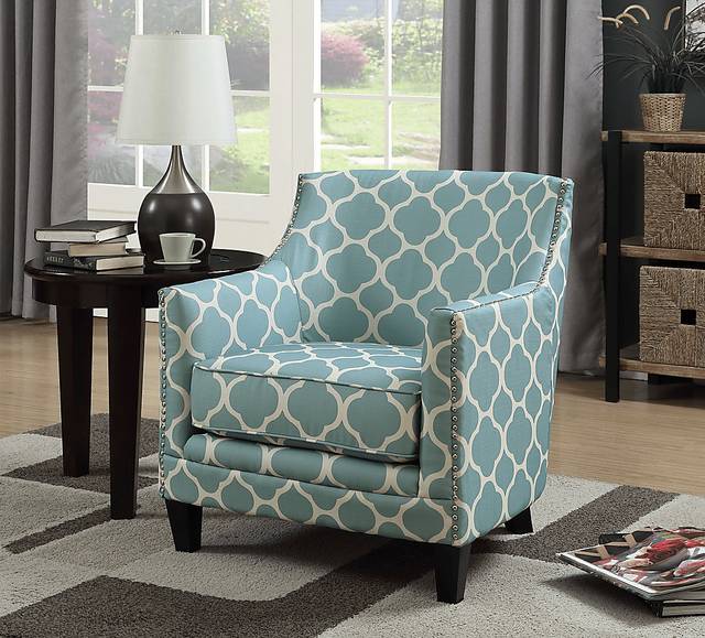 Weona I Aqua Accent Chair - Thumbnail - Image 2