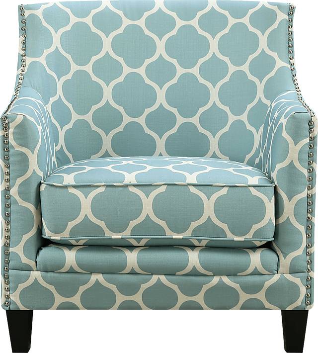 Weona I Aqua Accent Chair - Thumbnail - Image 4