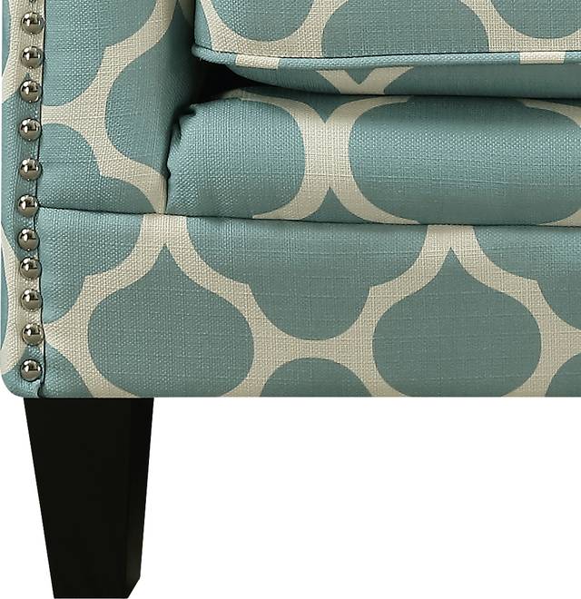 Weona I Aqua Accent Chair - Thumbnail - Image 8
