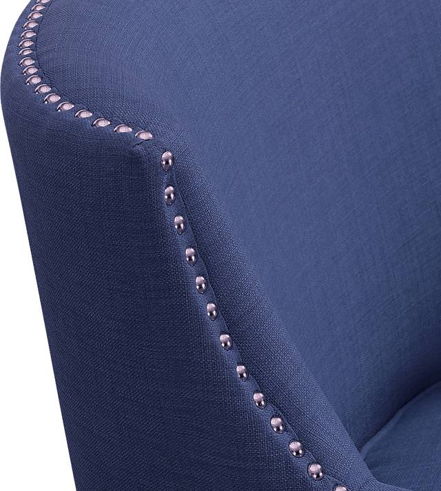 Weona I Blue Accent Chair - Thumbnail - Image 7