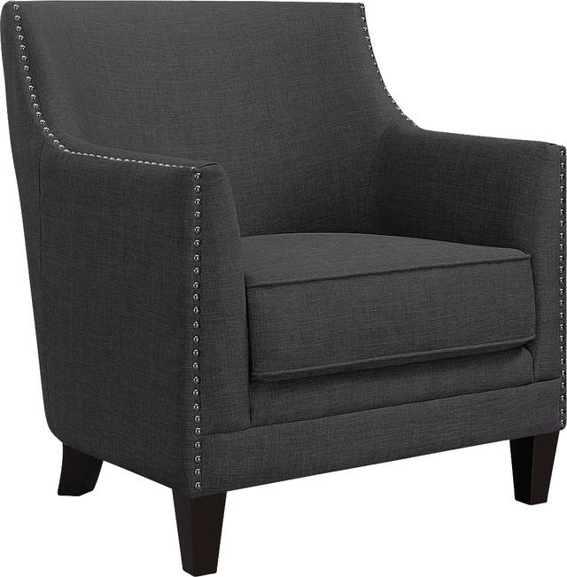 Weona I Charcoal Accent Chair - Thumbnail - Image 1