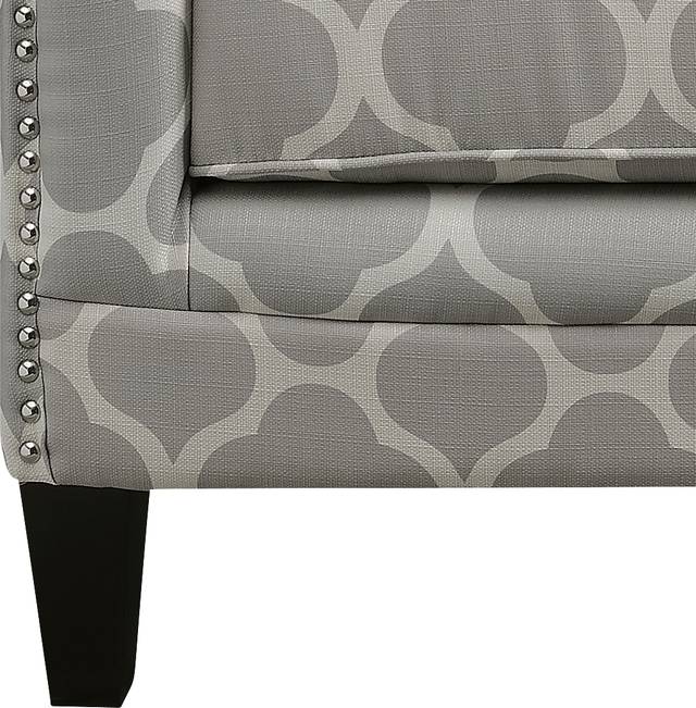 Weona I Light Gray Accent Chair - Thumbnail - Image 5