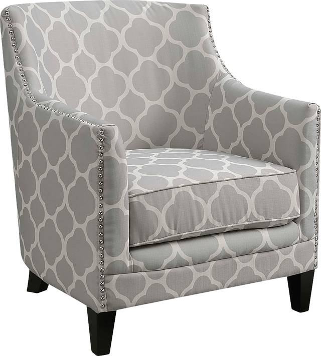 Weona I Light Gray Accent Chair - Thumbnail - Image 1