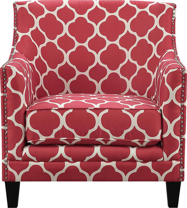 Weona I Red Accent Chair - Thumbnail - Image 6