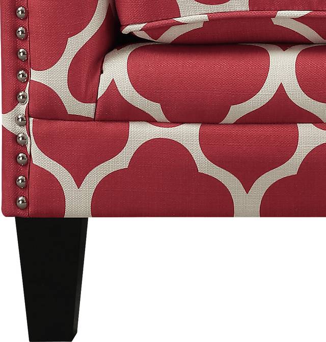 Weona I Red Accent Chair - Thumbnail - Image 9