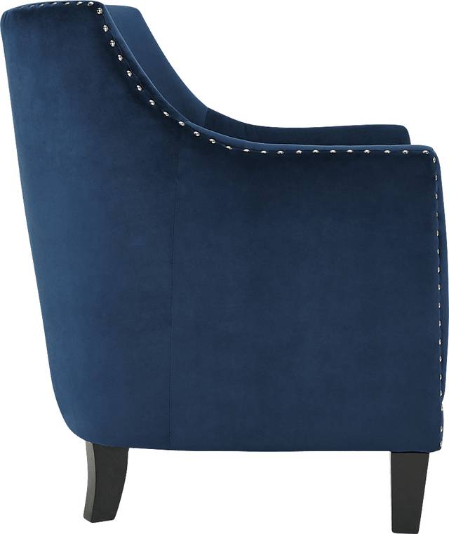 Weona II Navy Accent Chair - Thumbnail - Image 5