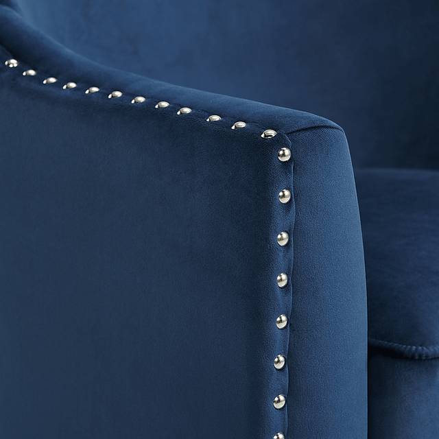 Weona II Navy Accent Chair - Thumbnail - Image 8