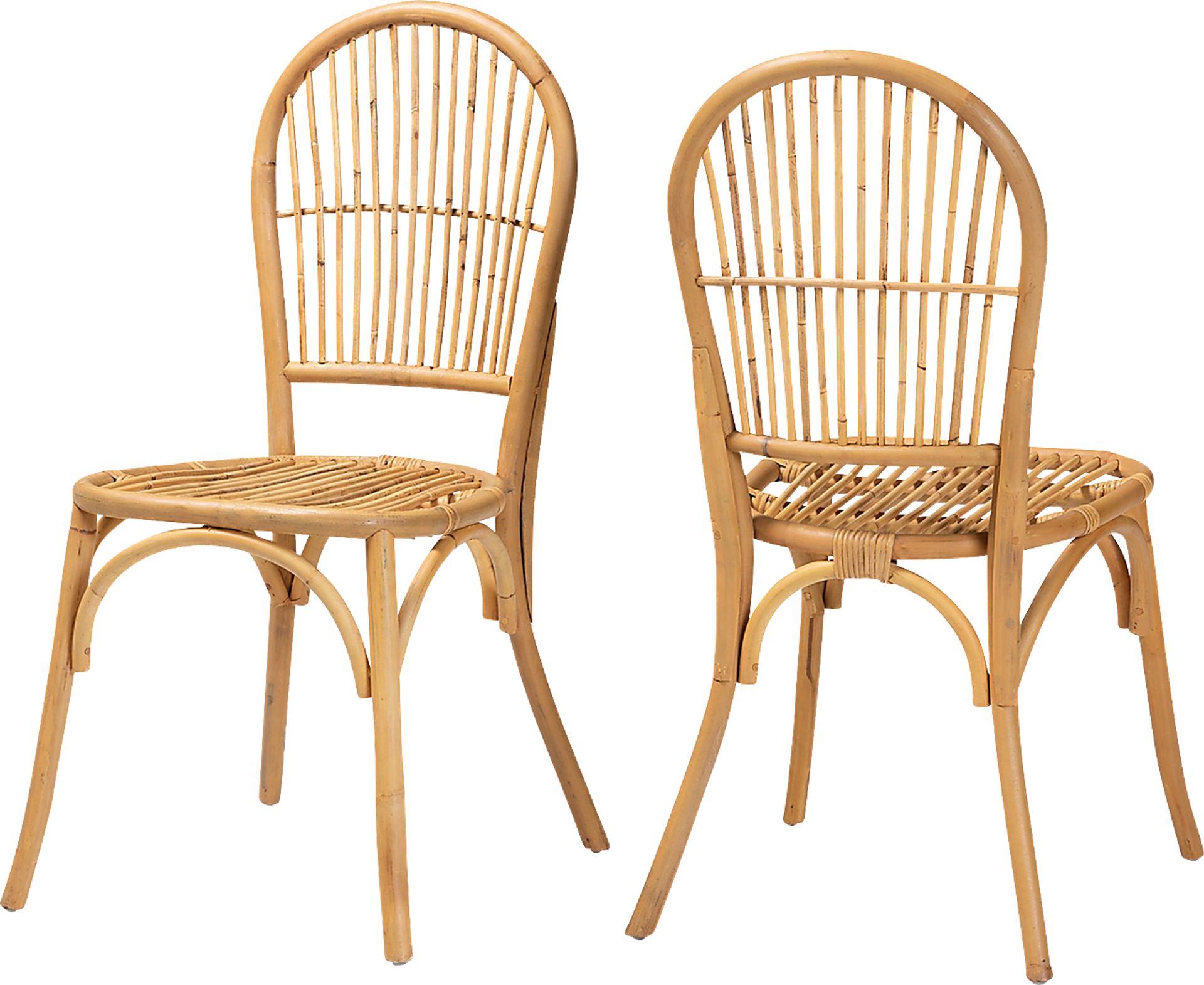Werling Brown Side Chair, Set of 2 - Image 1