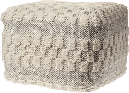 Wesaba Cream Pouf