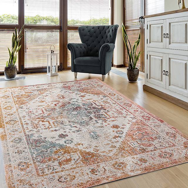 Wesdiac Beige/Cream 5'3 x 7'10 Indoor/Outdoor Rug - Thumbnail - Image 2