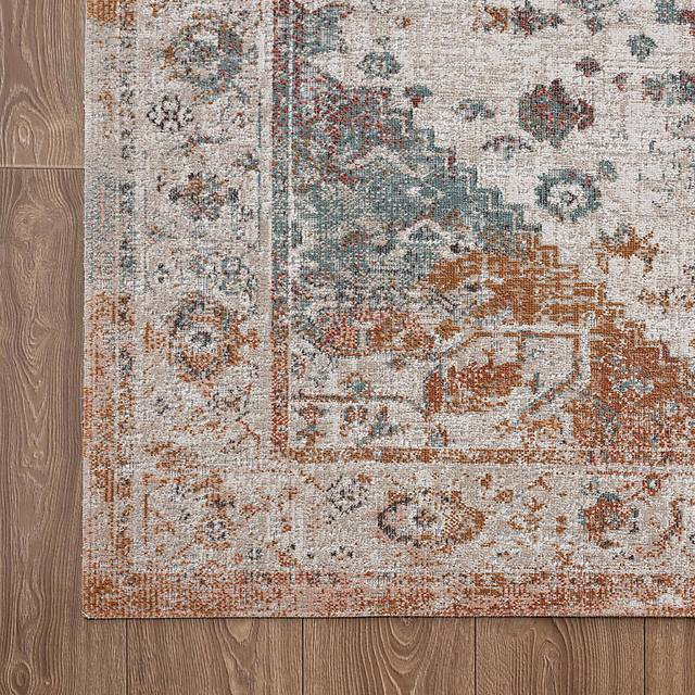 Wesdiac Beige/Cream 5'3 x 7'10 Indoor/Outdoor Rug - Thumbnail - Image 3