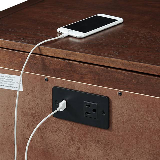 Wesjay Espresso Nightstand - Thumbnail - Image 8