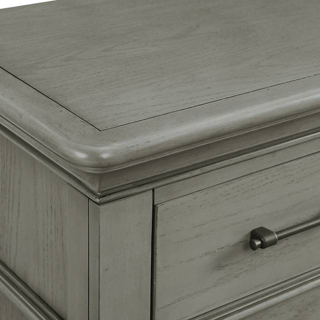 Wesjay Gray Nightstand - Thumbnail - Image 5