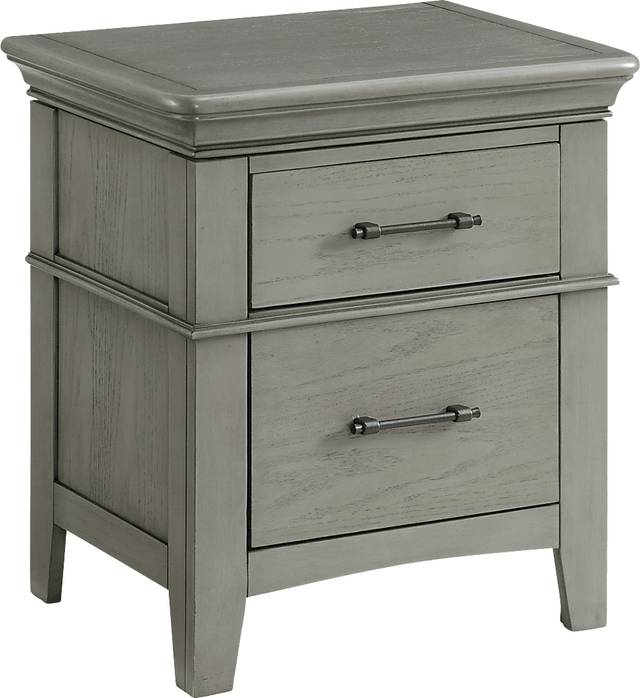 Wesjay Gray Nightstand - Thumbnail - Image 8