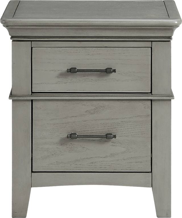 Wesjay Gray Nightstand - Thumbnail - Image 1