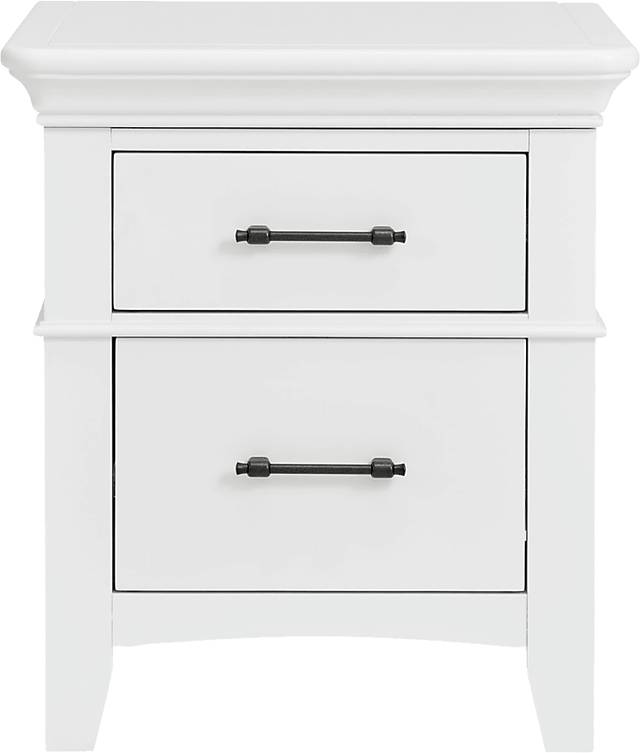 Wesjay White Nightstand - Thumbnail - Image 5